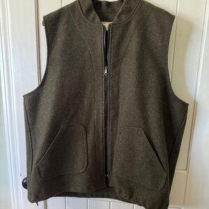 Filson MACKINAW WOOL VEST LINER, Forest Green, Men's Size XXL